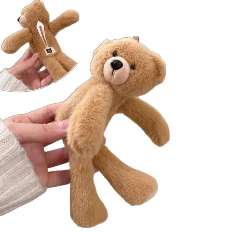 Bear Plush Hair Clip For Women With Cute Animal Design For Spring
