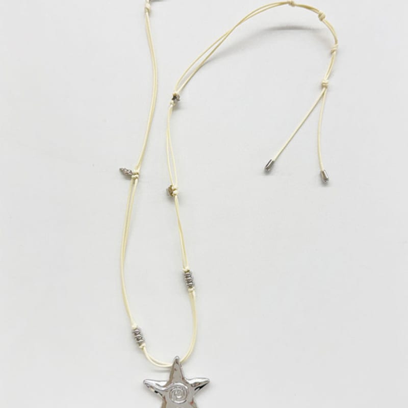 August Harmony Ocean String Necklace / Butter