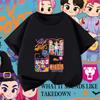 DUDU Halloween Kpop Devil Hunter Kpop Boys and Girls Children's Short Sleeves