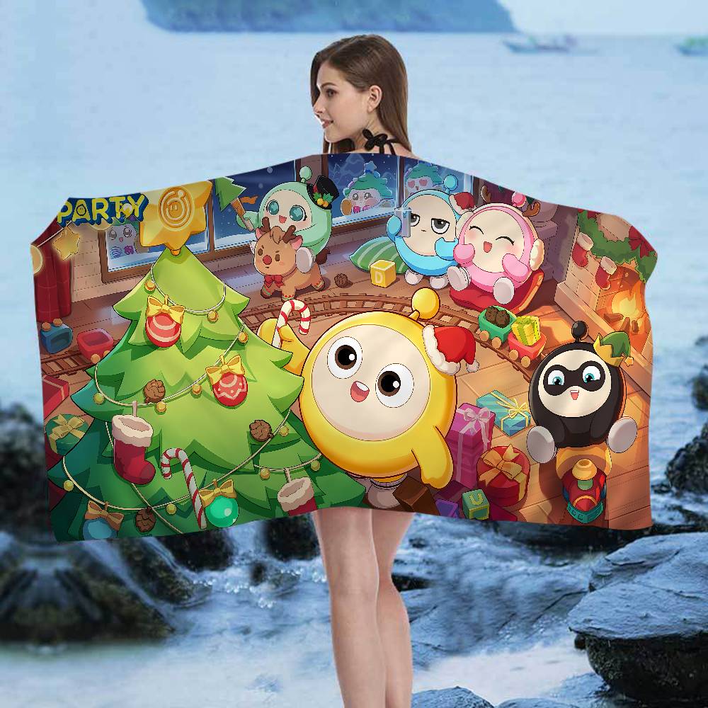 Game Egg Party Beach Towel Colorful Bath Towels for Girl Microfiber Quick Dry Sand Free Beach Yoga Spa Gym Pool