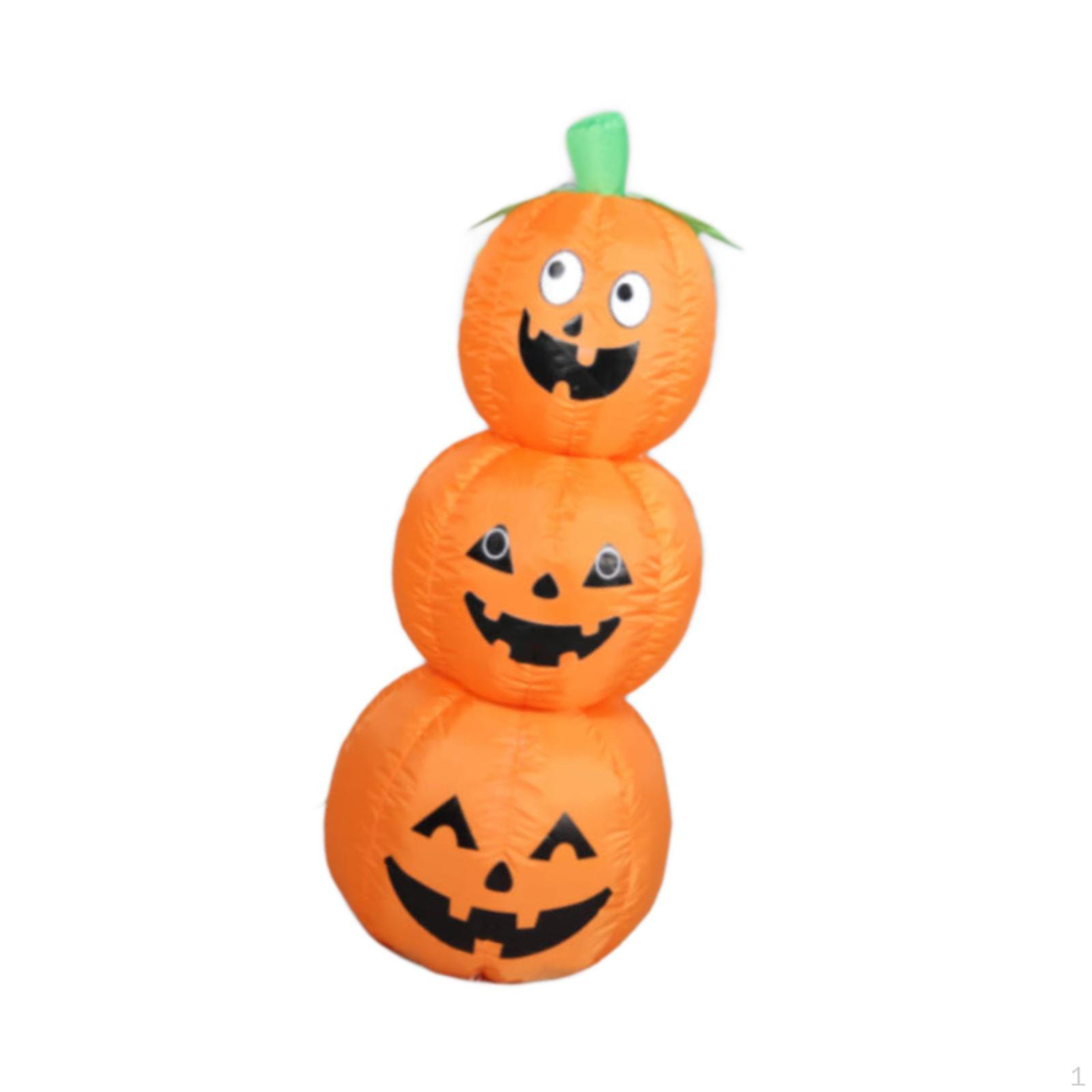 

Halloween Inflatable Decoration Stacked Pumpkin Lawn Blow Outdoor