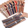Unisex Adjustable Y-Back Suspenders Elastic 3 Clips Heavy Duty Braces for Pants Trousers