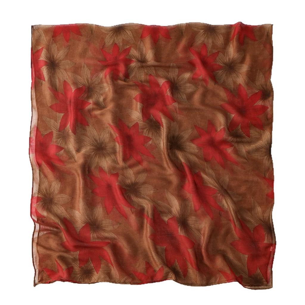 Vintage Ethnic Printed Hijab Soft Long Shawl For Muslim Women Lady Wraps Headband Turban Fashionable Accessories