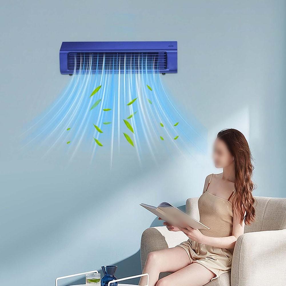 

Wall Mounted Cordless Fan Compact Size No Drilling Setup for For home 2