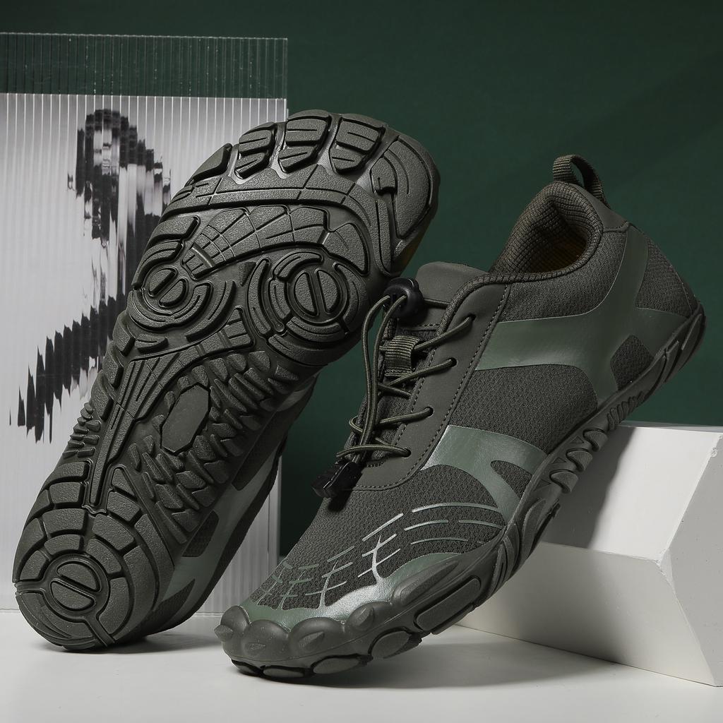 Barfota Vandringsskor Andningsbar Mesh Snabbtorkande Halkfria Utomhus Vandringssneakers