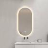 Fiume Oval Bathroom Mirror 50X100 CM LED Lighting, Heating Mat