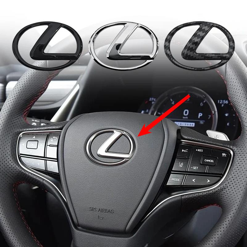 Ctdjlp1 65mm Steering Wheel Center Emblem Sticker For Lexus NX IS250 RX GS UX RX300 RX350 CT200H GX460 ES LX Fsport GX ABS Logo Decal