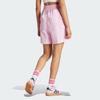 Adidas Originals Adicolor Cargo Shorts With Three Stripes Patchwork Loose Fit Women Shorts Pink JH1076