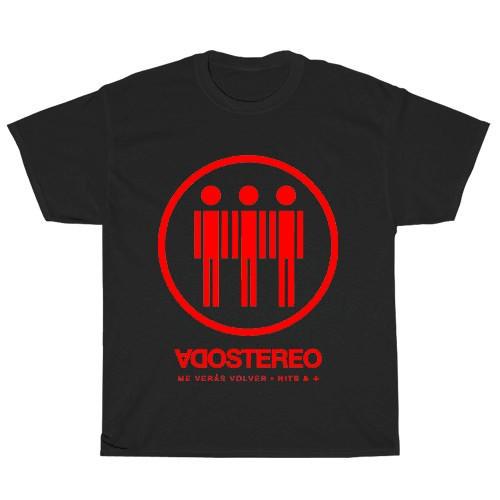 

Soda Stereo Logo American Men#039;s TShirt Funny Size S to 5XL Unisex T-Shirt L