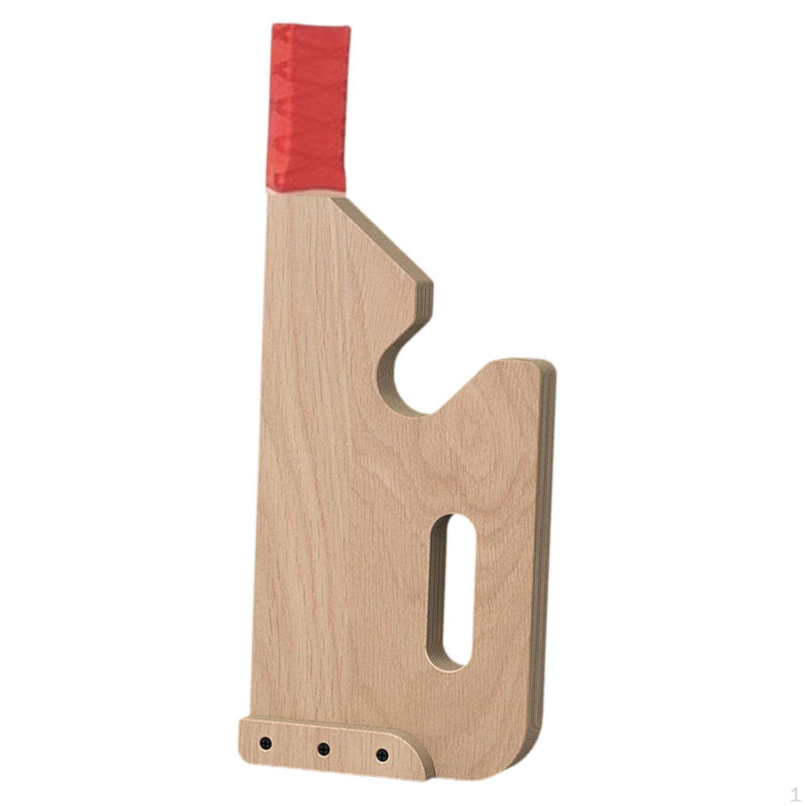 

Wooden Deadlift Barbell Holder Jack Stand Weightlifting Accessories Mini for Home Gym