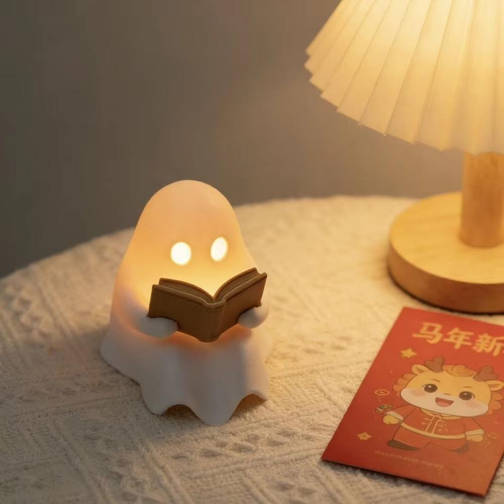 Low-energy-consumption Ghost Reading Night Light Energy-efficient Desk Ghost Figure Bookshelf