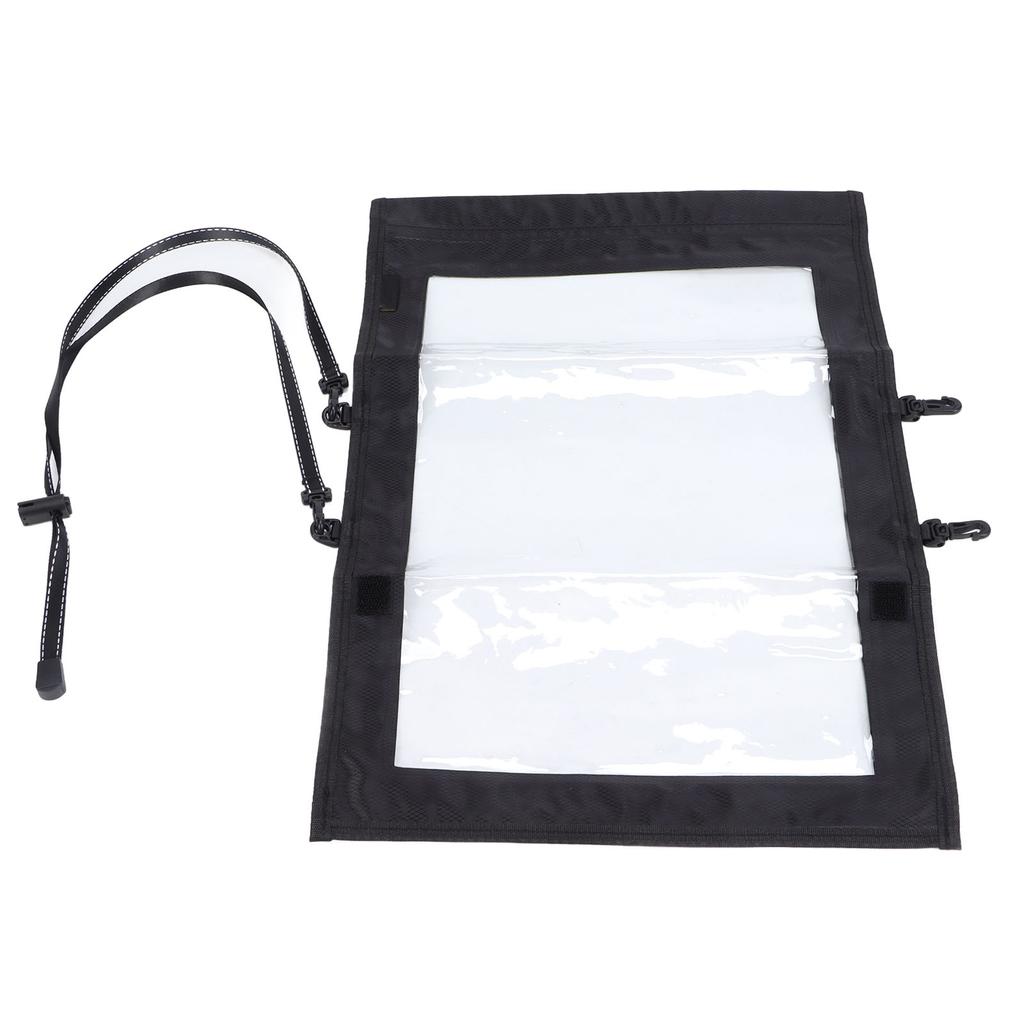 Transparent Map Storage Bag Waterproof Folding Storage Pouch for Outdoor Hiking Camping