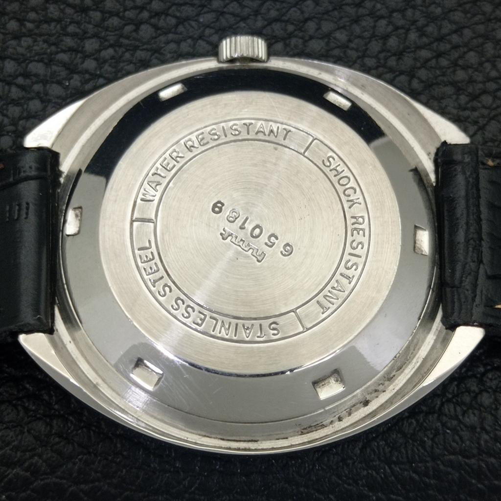 VINTAGE HMT AUTOMATIC 6501 INDIAN MENS ORIGINAL DIAL WATCH a703285-1 R213a-a703285