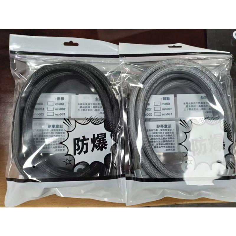 Nylon Shower Hose Flexible Attachment Easy Install Shower Hose 5FT Long for Handheld Shower Head & Toilet Bidet Sprayer