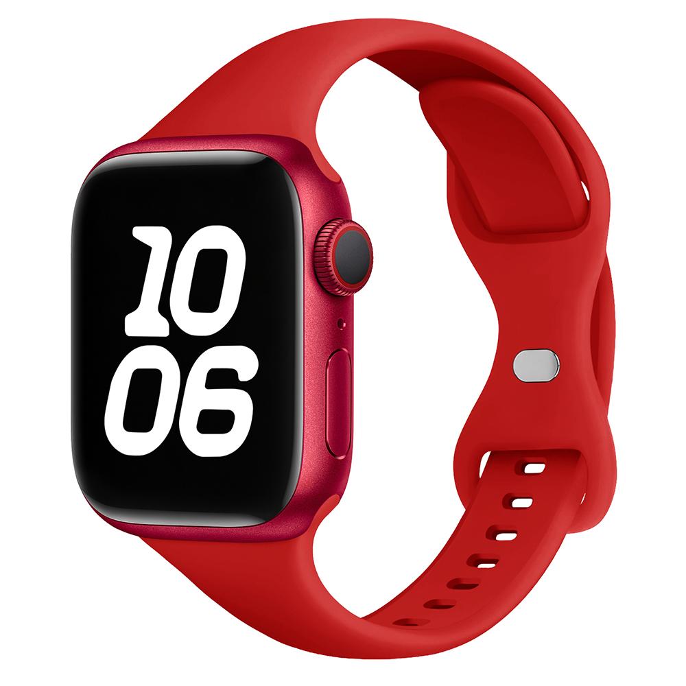 Slim Silicone band For apple watch 11 10 46mm Ultra 3-2 49mm series 9-8-7 41mm 45mm 44mm sport bracelet iwatch 4 6 5 SE 3 Strap