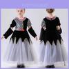 Alice im Wunderland Halloween Cosplay Kleid aus Polyesterstoff für Kinderaufführungen