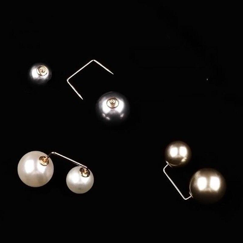 Ladies Fashion Cinch Belts Pins Double Pearl Pins Metal Lapel Pins Pins Sweaters Shirts Cardigans Pins Accessories HMM