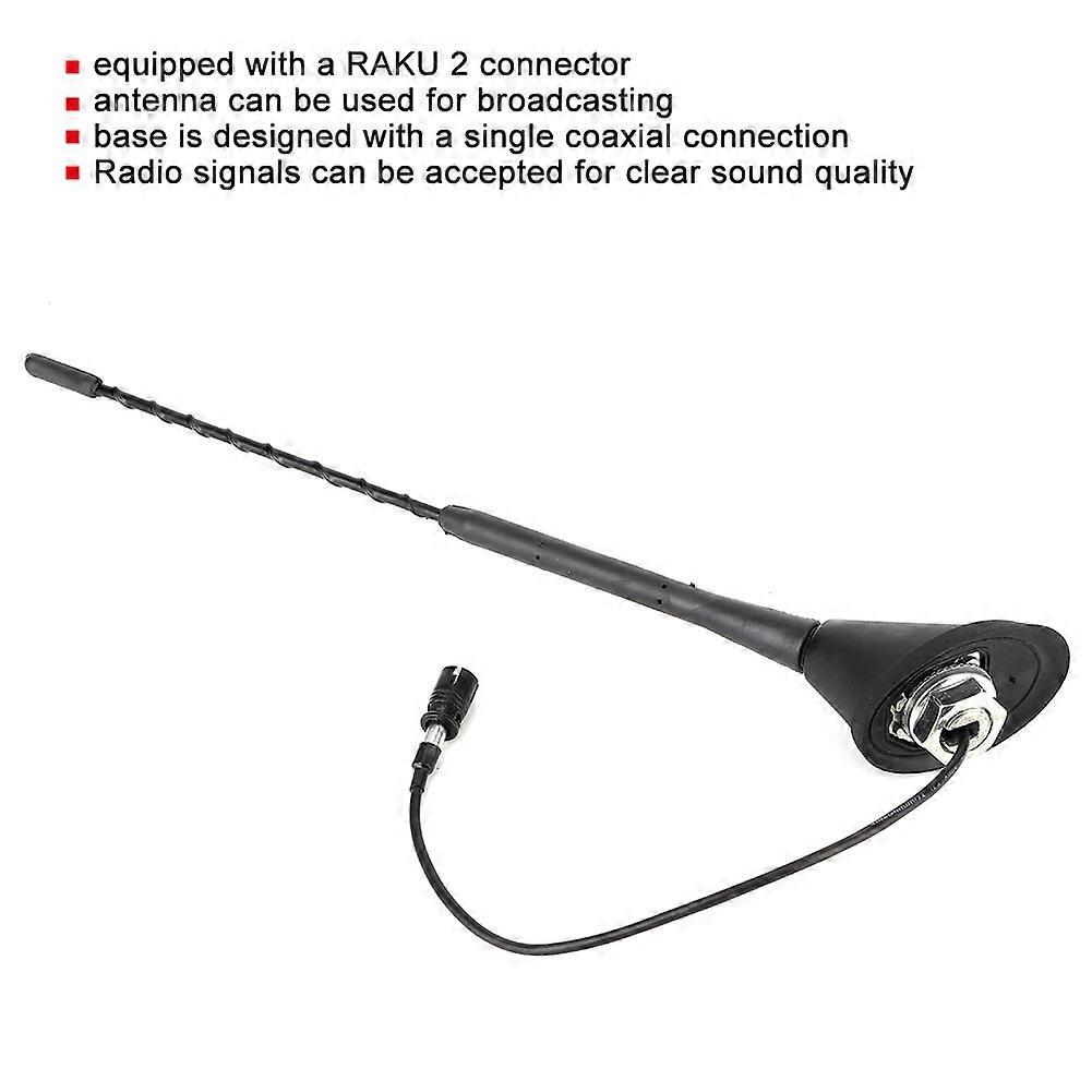 11inches Car Auto Vehicle Roof Radio FM Antenna Aerial with Base