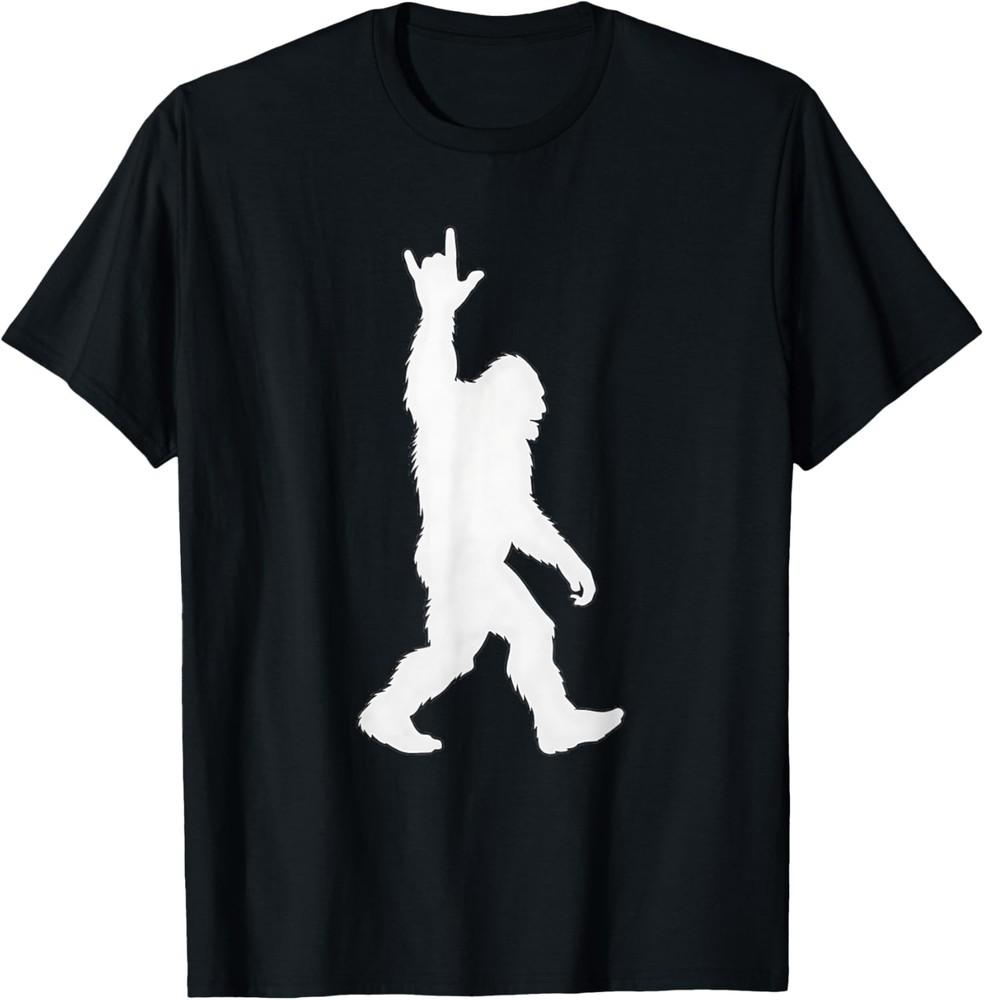 Bigfoot I Love You Hand Sign Language for Sasquatch Hunters T-Shirt Unisex T-Shirt