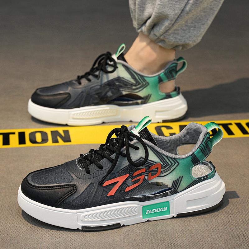 

Трендовые мужские пляжные сандалии, уличная нескользящая обувь для воды, летние мужские сандалии, мягкие дышащие шлепанцы, мужские тапочки, кроссовки 41