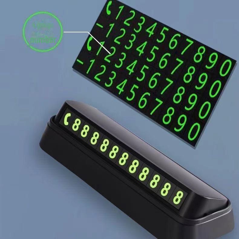 Adesivo magnético digital para placa de telefone em movimento para carro