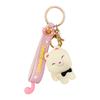 Creative Sticker Keychain Cute Animal Car Figurine Backpack Pendant Couple Small Gift Wholesale
