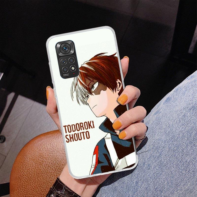 

My Hero Todoroki Shoto Phone Case For Xiaomi Redmi Note 15 14 13 12S 12 11 Pro Plus 14S 11S 11E 10 10S 11T 5G Personalized Cover Note 15 Pro Plus