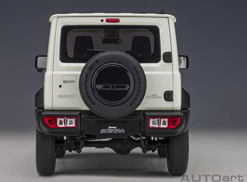 AUTOart 1/18 Schaal Suzuki Jimny Sierra (JB74) Model 78511 met Witte Parelmoer Afwerking