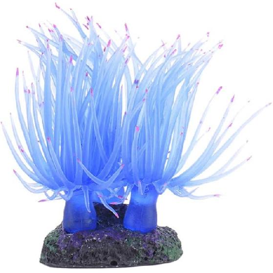 

POPETPOP Ornament Ornaments Decor Soft - Sea Decorations Skull Decor, Artificial Coral Plant Ornaments Anemone Fish Landscape Fake for Silicone Coral Medium