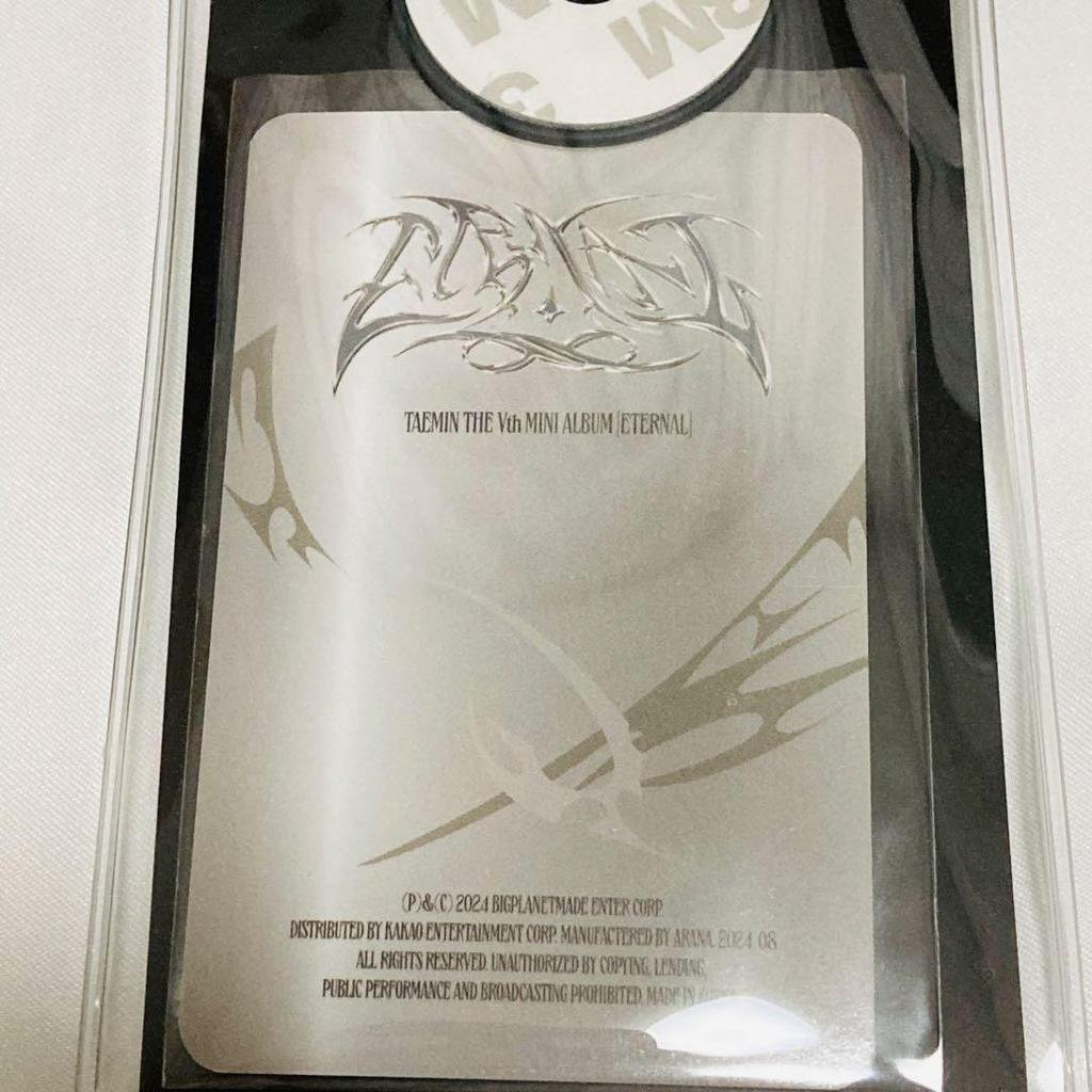 [USED] Taemin TAEMIN SHINee Trading Card MIRROR SMART TOK