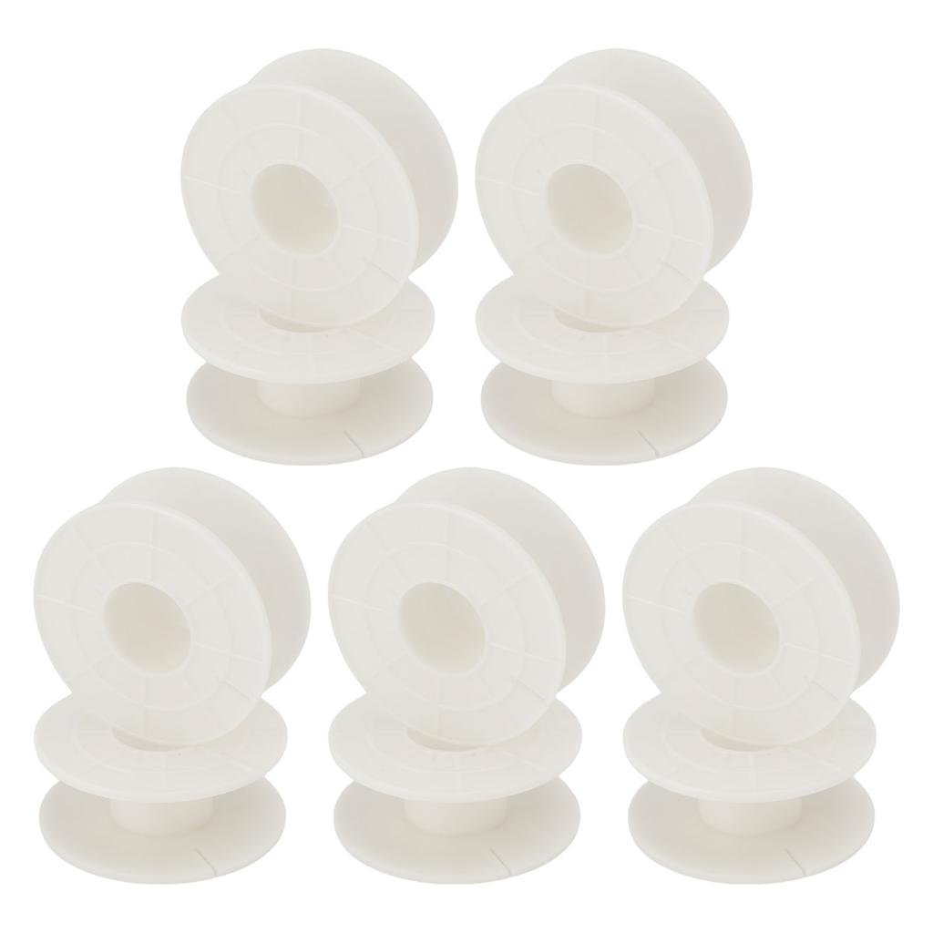 10PCS Empty Cord Spools Audible Winding Reel Coil Storage Organizer for Speaker Cables Inductor Coils 80mm Diameter