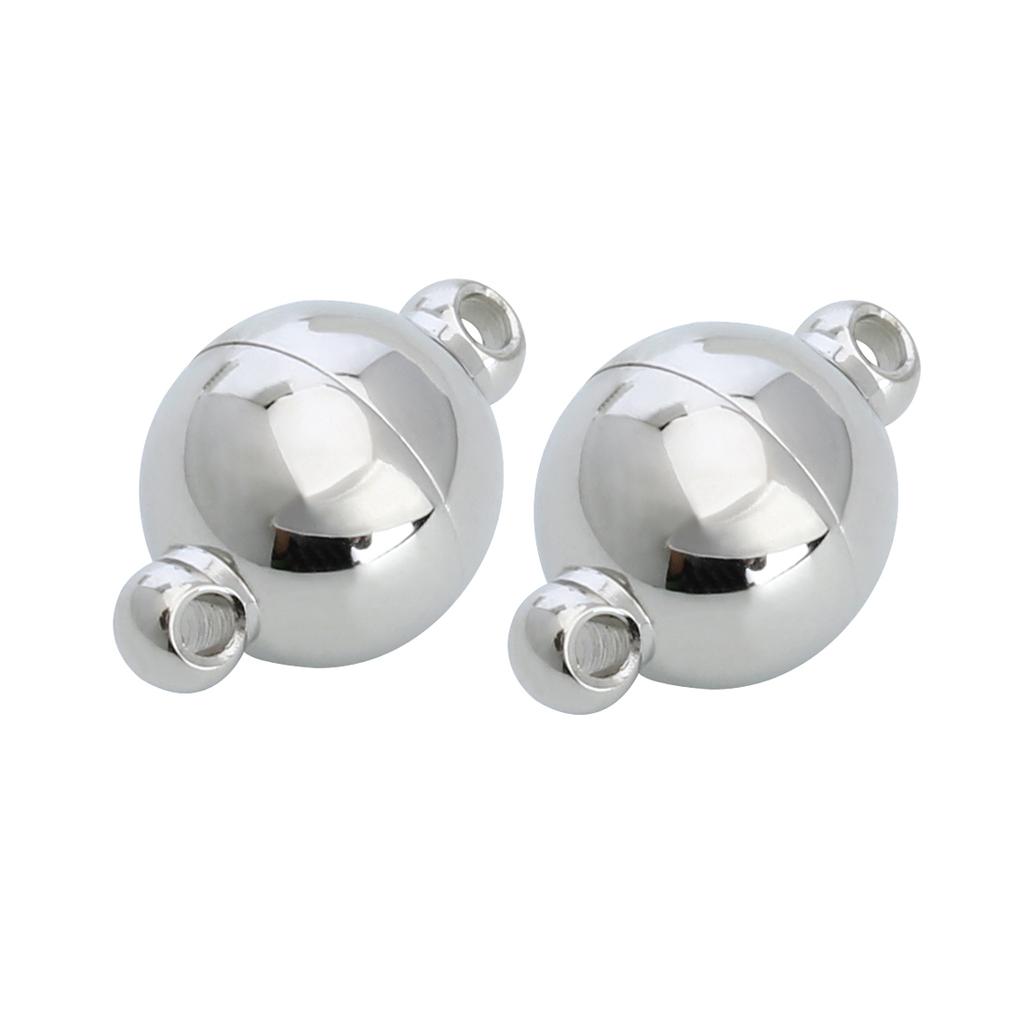 2pcs/Lot Stainless Steel Strong Magnetic Clasps For Jewelry Making Magnet End Clasp Connectors DIY Bracelet Necklace Accessories