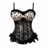Women Corset Dress Bustier Top Skirt 24 Lace Print Mini Set