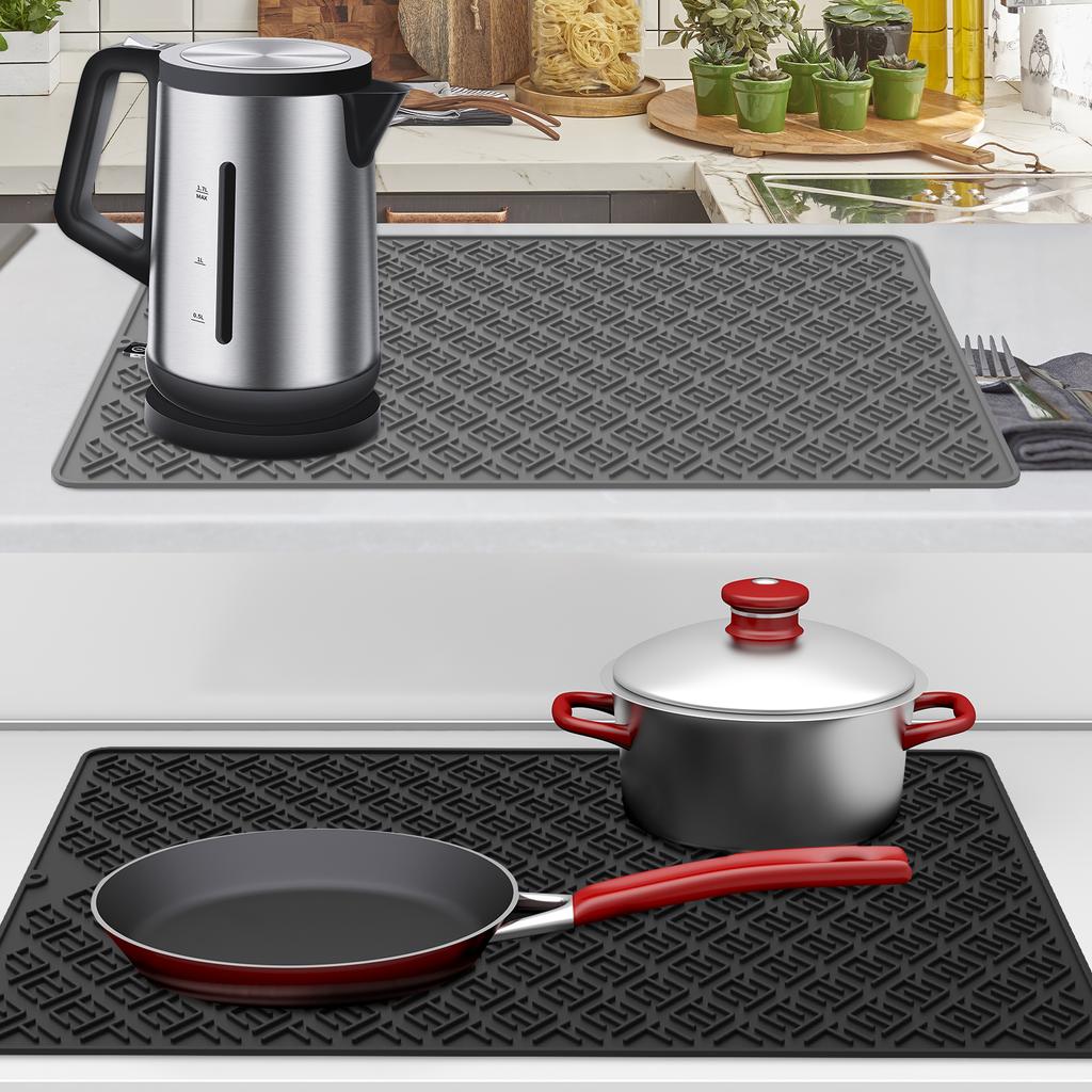 Stove Top Covers Large Size 19.7x27.6in Silicone Stovetop Covers Heat Resistant Electric Stove Cover Mat Dishwasher Safe