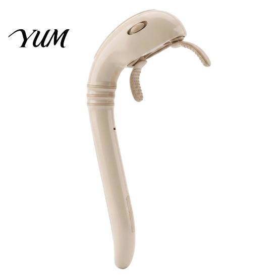 Ergonomic Self Massage Device for Upper Back Neck Shoulder Massager with Long Handle, Cordless Rechargeable Deep Kneading Shiatsu Tension Lightweight
