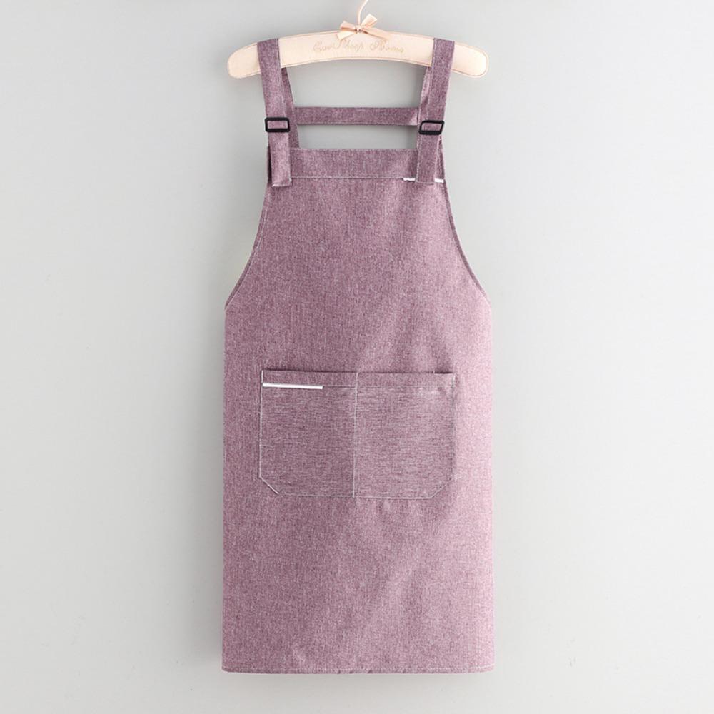 Waterproof Oil Proof Apron Sleeveless Work Clothes Simple Cooking Apron For Women Men