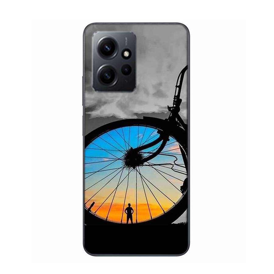 Beautiful Sunset and My Bicycle Phone Case For Redmi Note 13 5G 14 Pro Plus Redmi 12 12C 13C 14C 10 10A 10C 9 9C 9T 9A 8 8A K70