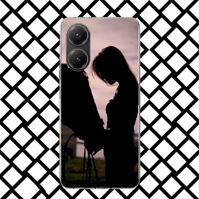 Black Horse Galloping Phone Case for Xiaomi Poco F7 Ultra X7 X6 X5 Pro X4 Gt M8 M7 Redmi 15 15C 13 13C 12 12C Soft Cover Fundas