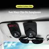 MXUI1 Sunglasses Holder Car Magnetic Leather Ticket Clip Car Accessories For Performance F30 F40 E90 F20 E46 E92 E91 E28 X3 X1 X4