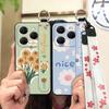 Wristband Anti-dust Phone Case For Tecno Spark20 Pro/KJ6 Anti-knock Soft case Silicone Shockproof Lanyard Wrist Strap