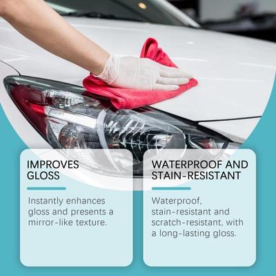 Otomobil Seramik Kaplama Maddesi 100ml Otomotiv Boyası Hidrofobik Uzun Ömürlü Parlaklık için Cilası Detaylandırma ve Parlaklık