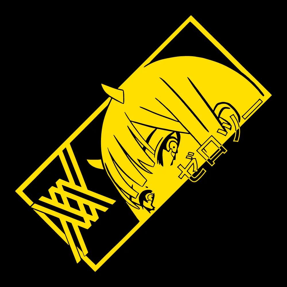 Adesivi in Vinile per Auto Impermeabili Design Anime per Paraurti Finestrino Posteriore Parabrezza Portiera Decorazione Auto