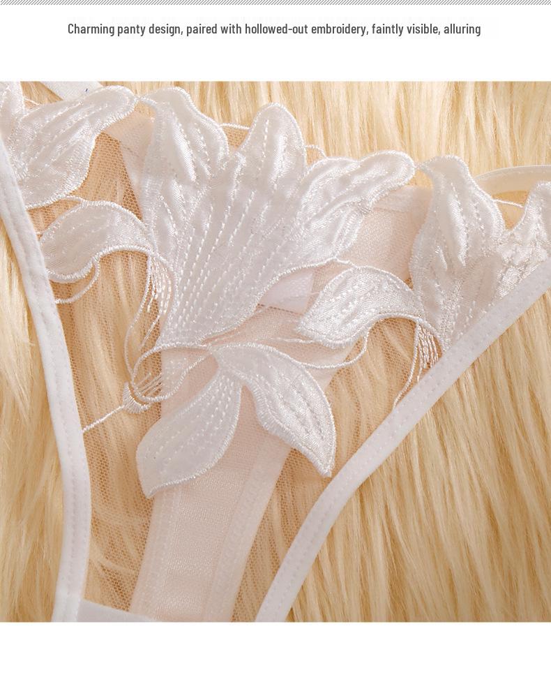 Ultra-Thin Sexy European & American Lingerie Set: Sensual Bra & Thong