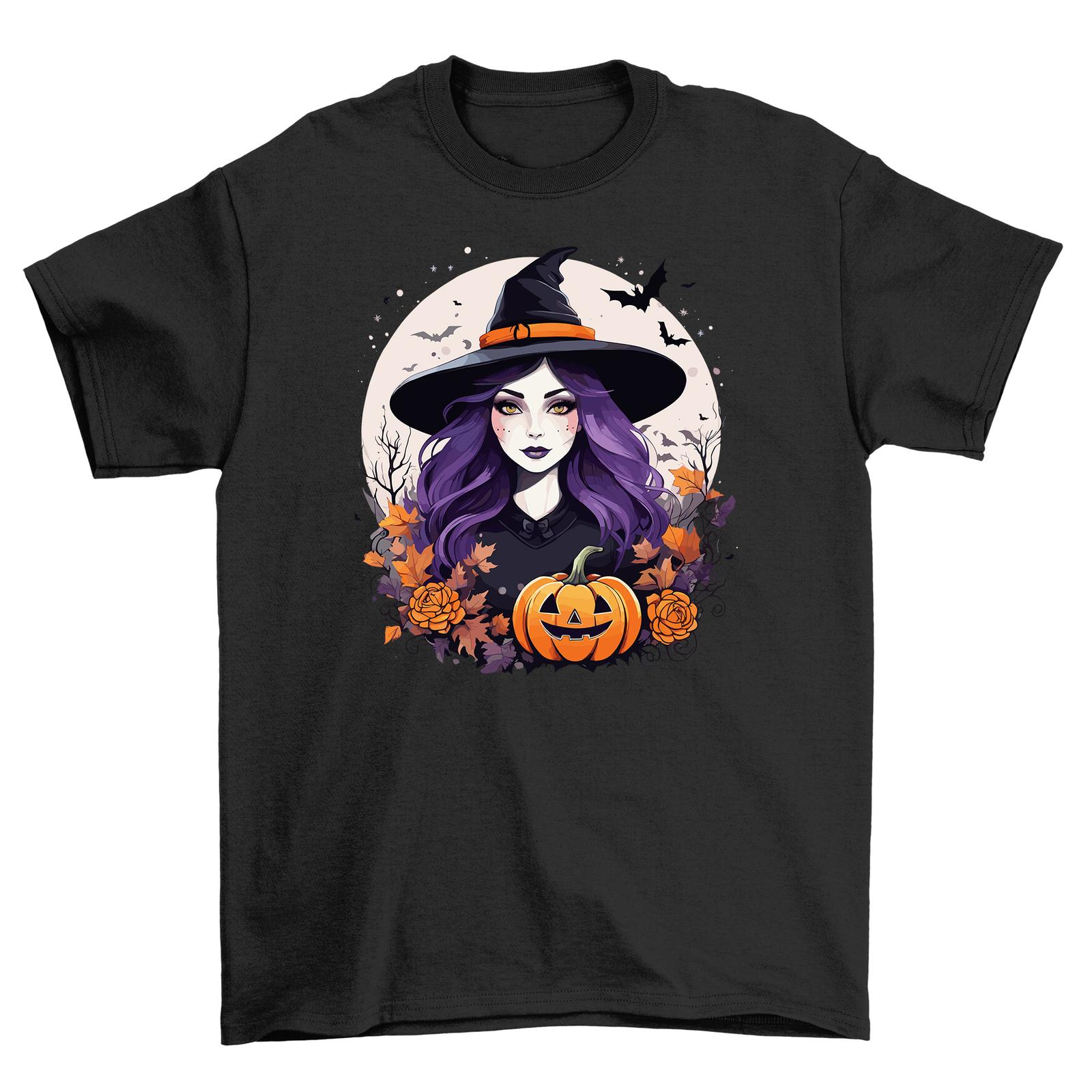 HALLOWEEN_265    Witchy Vibes Funny Halloween T-Shirt Mens Womens Tees Top - Spooktacular Design for T 2XL