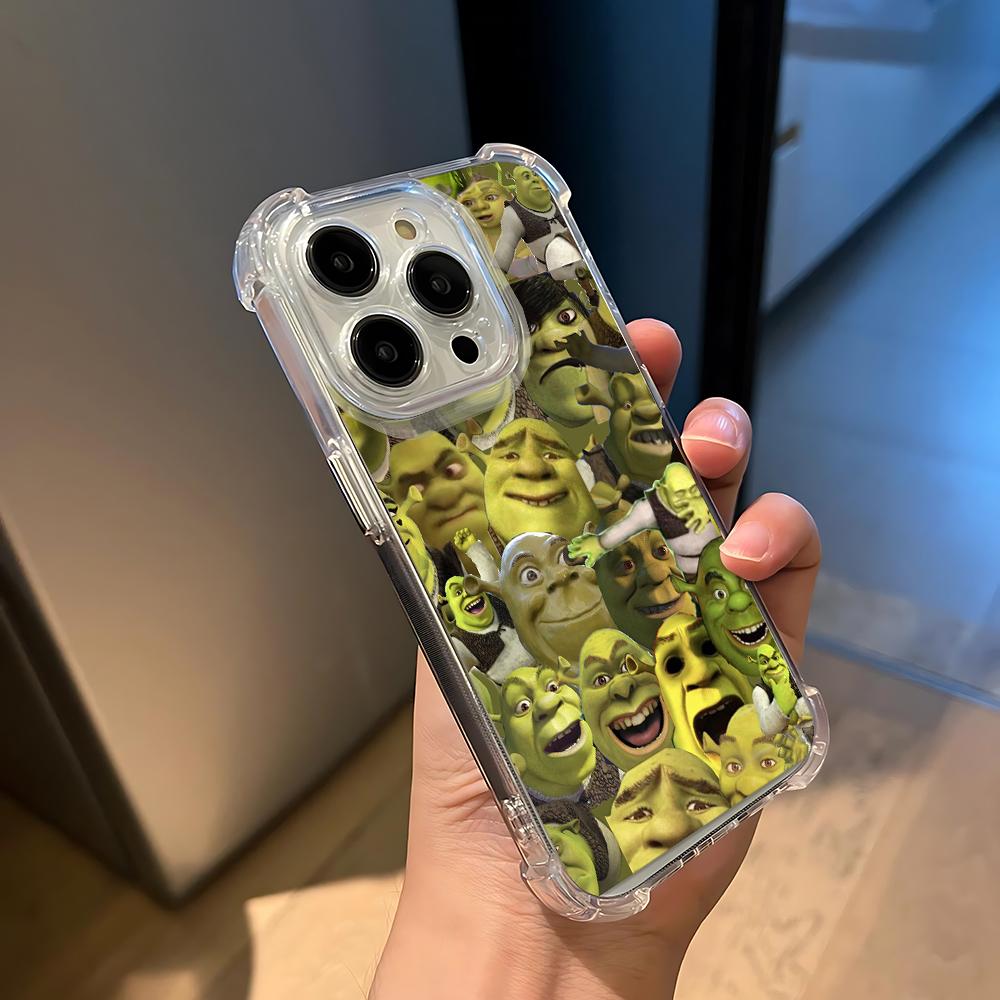Cartoon Funny New Movie Shreks Phone Case For iPhone 16e 16 15 14 13 12 11 Mini Pro Max X XR XSMax 7 8 Plus Anti Fall Cover