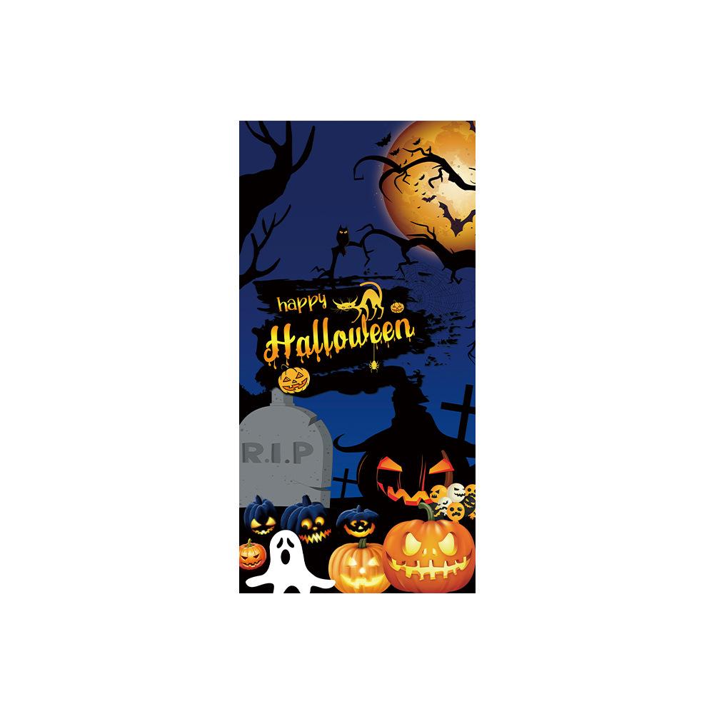 Day of the Dead Festival Polyester Door Banner - Customizable Party Decoration