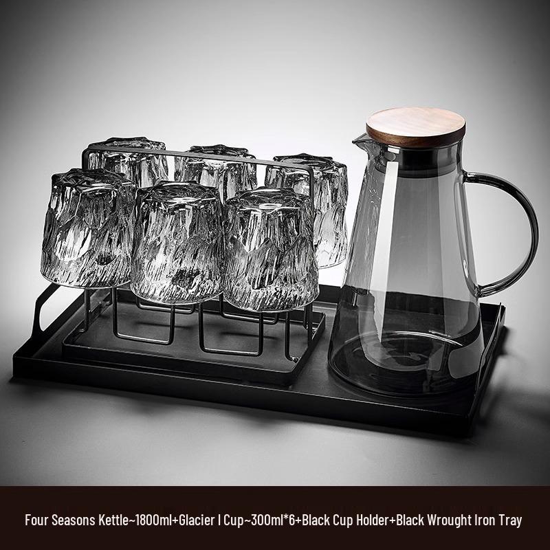 Mystic Ice Luxury Whiskey Glass - Creative Retro Rock Cup