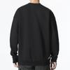 Adidas Crew Neck Pullover Sweater with Letter Logo for Sports and Casual Wear Men Tops Black HM5152