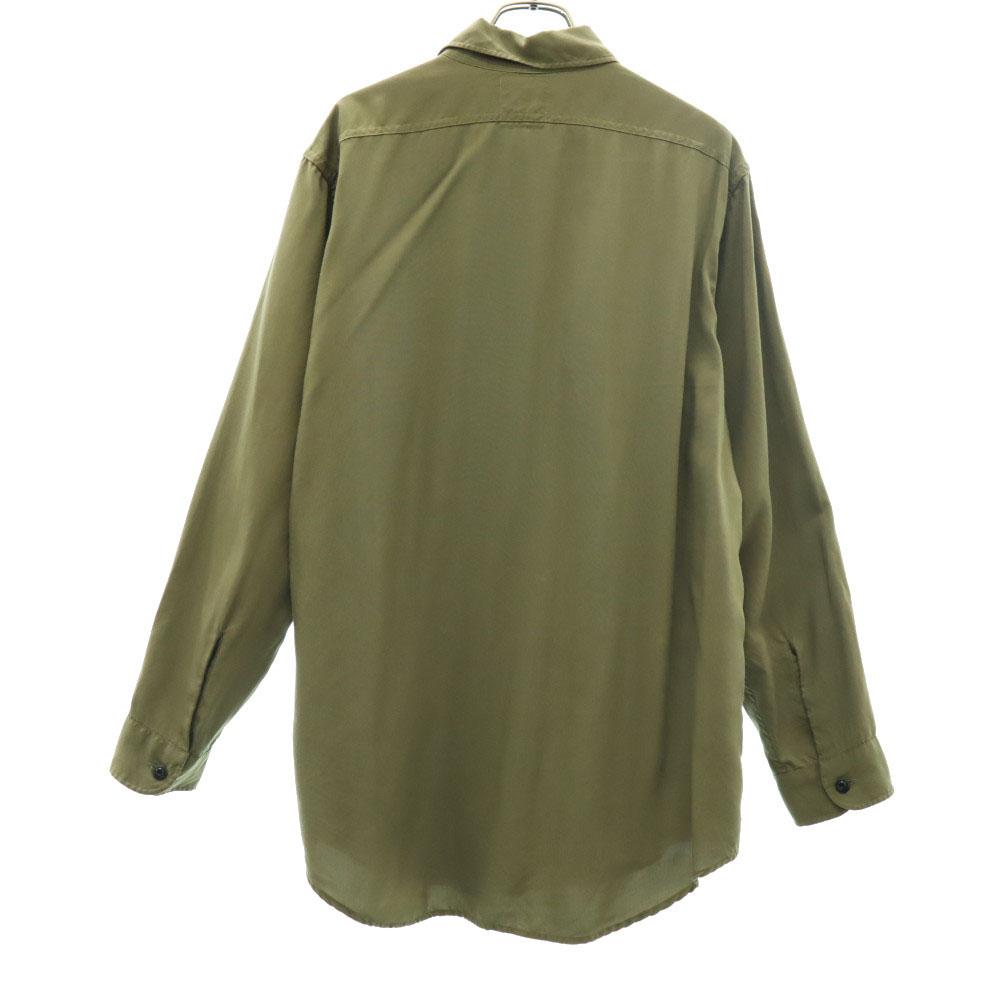 MADISON BLUE Long sleeve shirt M green Button flap pocket Women Used