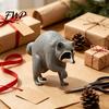 Living Room Ornament 3D Printed Raccoon Figurine, Realistic Animal Statue, Decorative Desktop Office Accessories for Home Bedroom And Table Decoration